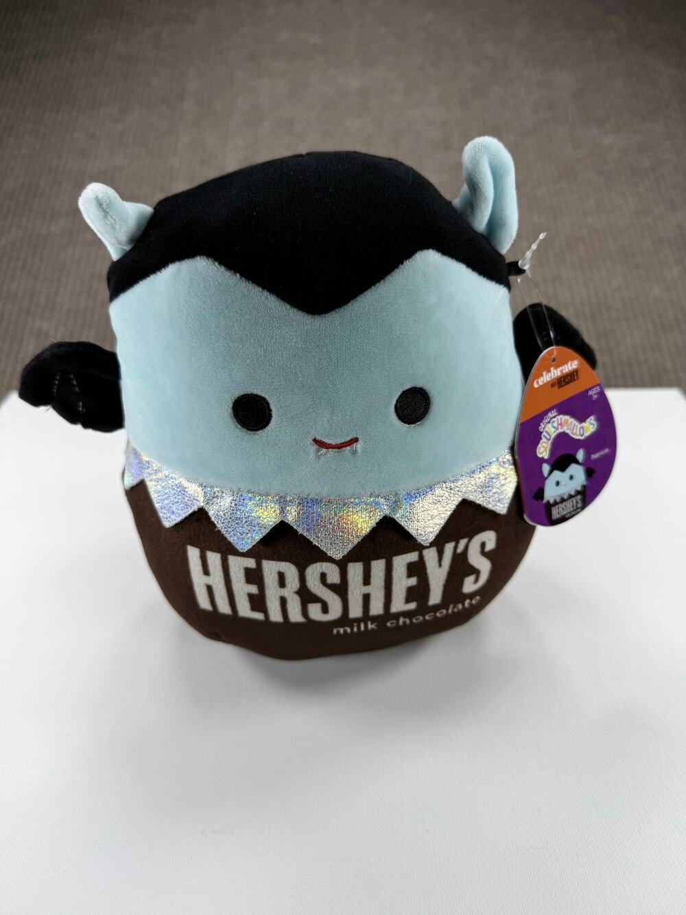 Squishmallow 8" Patricio Hershey Vampire Bat NWT